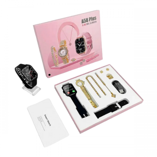 A58 Plus Smartwatch 2.02 Inch Big Screen Magnetic Charging Bracelet Heart Rate Band Sports Smart Watch With Jewelry For Women | Products | B Bazar | A Big Online Market Place and Reseller Platform in Bangladesh