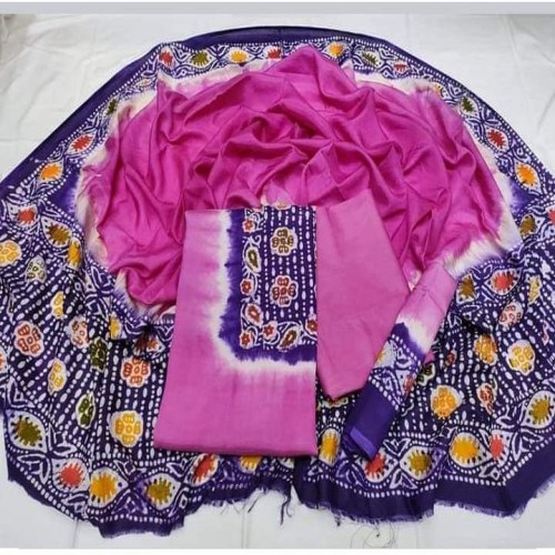 Exclusive Silk batik three piece | Products | B Bazar | A Big Online Market Place and Reseller Platform in Bangladesh