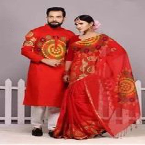 Block Print Couple Dress-30 | Products | B Bazar | A Big Online Market Place and Reseller Platform in Bangladesh