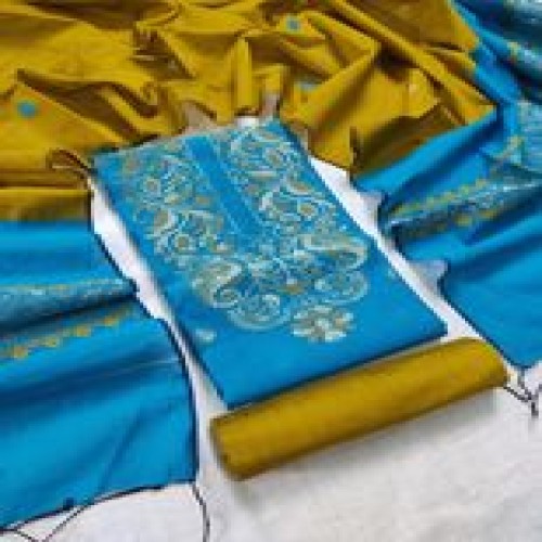 Half silk jamdani mina kari work three pcs 8 | Products | B Bazar | A Big Online Market Place and Reseller Platform in Bangladesh