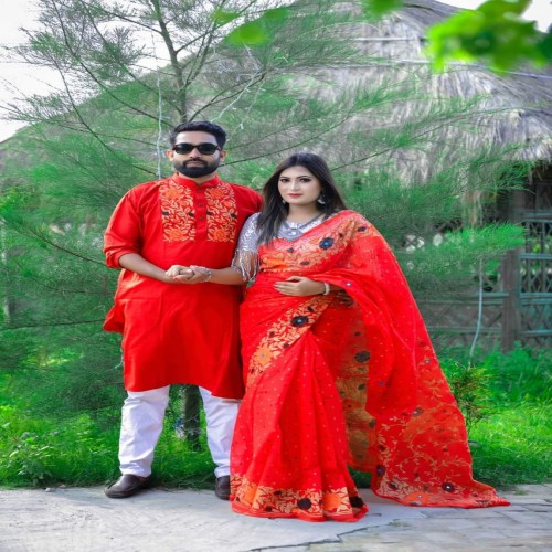 Block Print Couple Dress-80 | Products | B Bazar | A Big Online Market Place and Reseller Platform in Bangladesh