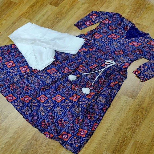 Lilen chundri print dress | Products | B Bazar | A Big Online Market Place and Reseller Platform in Bangladesh