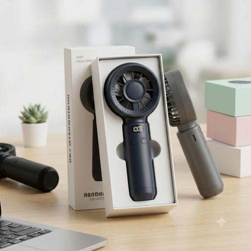 Compact Smart Hand Fan with Digital Speed Indicator  100-Speed | Products | B Bazar | A Big Online Market Place and Reseller Platform in Bangladesh