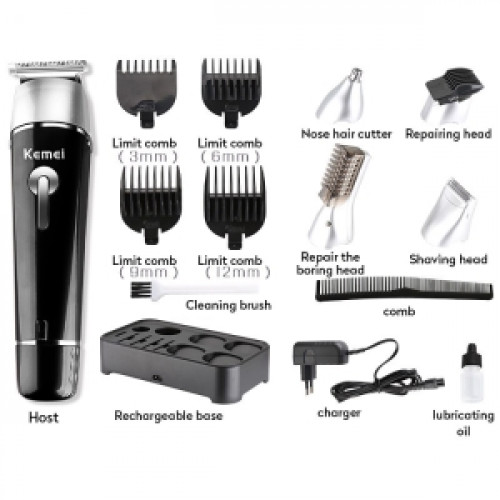 Kemei KM 1015 Grooming Kit 10 in 1 Hair Trimmer | Products | B Bazar | A Big Online Market Place and Reseller Platform in Bangladesh