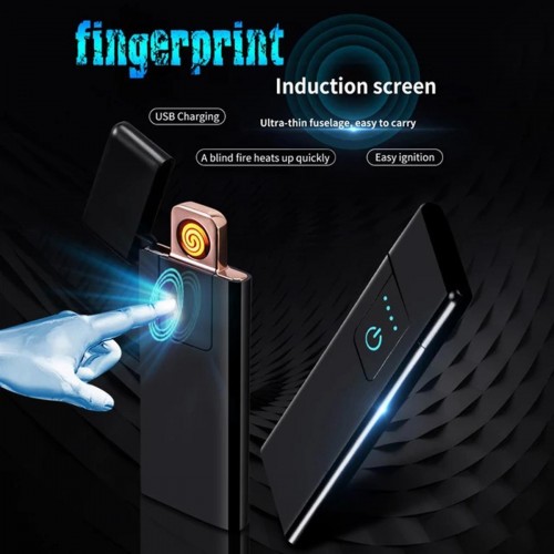 Smart Fingerprint Sensor Lighter Flameless Windproof Lighter | Products | B Bazar | A Big Online Market Place and Reseller Platform in Bangladesh