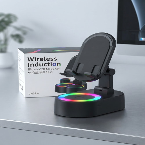 Wireless Induction Charging Bluetooth Speaker with RGB Light and Phone Stand (ZJ-016) | Products | B Bazar | A Big Online Market Place and Reseller Platform in Bangladesh