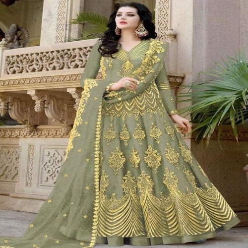 Embroidery Work  Gown-1 | Products | B Bazar | A Big Online Market Place and Reseller Platform in Bangladesh