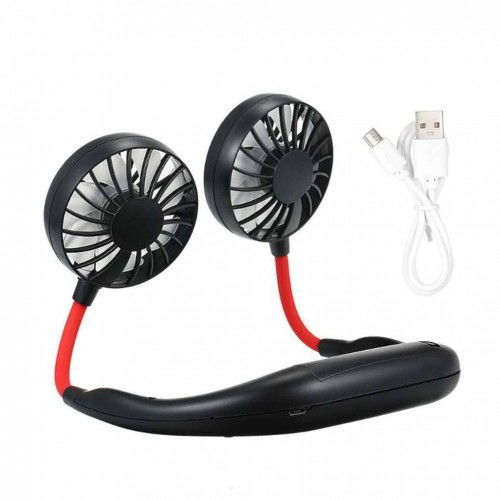 Hang Neck Fan With Led Light