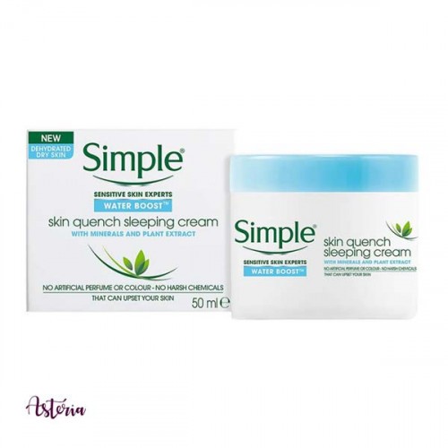 Simple Water Boost Skin Quench Sleeping Cream 50ml | Products | B Bazar | A Big Online Market Place and Reseller Platform in Bangladesh