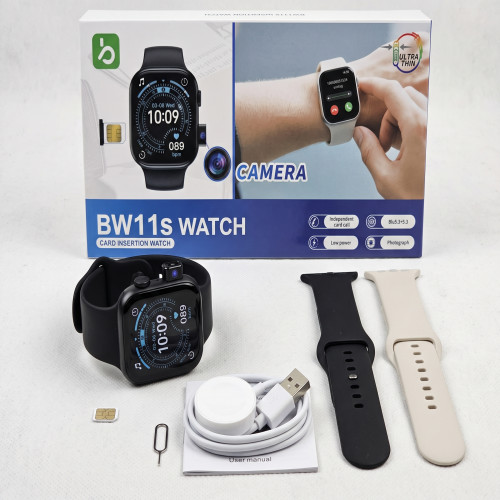 BW11s Watch with Camera & SIM Card Insertion - Independent Calling  price in bd