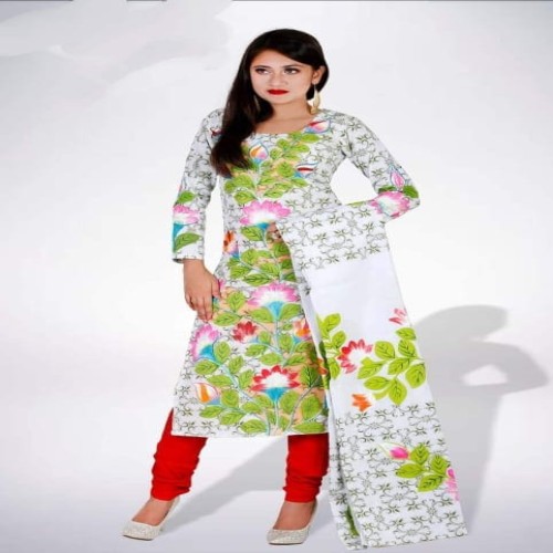 Hand Print Three Piece-07 | Products | B Bazar | A Big Online Market Place and Reseller Platform in Bangladesh