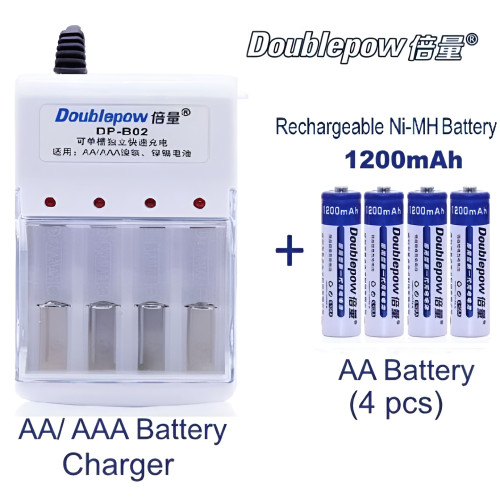 DP 4 Slot Rechargeable AA AAA Battery Charger | Products | B Bazar | A Big Online Market Place and Reseller Platform in Bangladesh