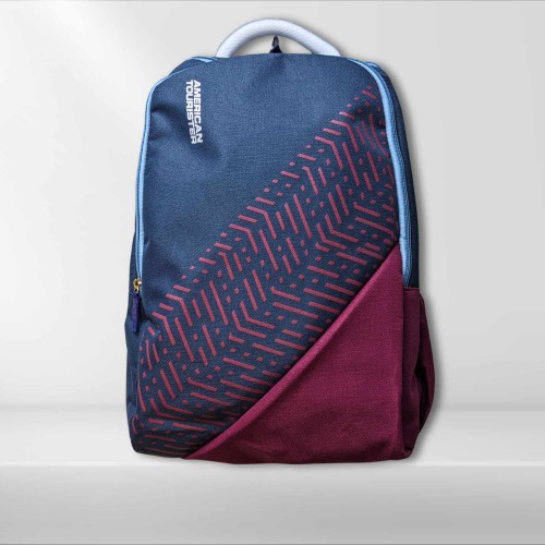American Tourister Backpack Merun Stripe | Products | B Bazar | A Big Online Market Place and Reseller Platform in Bangladesh