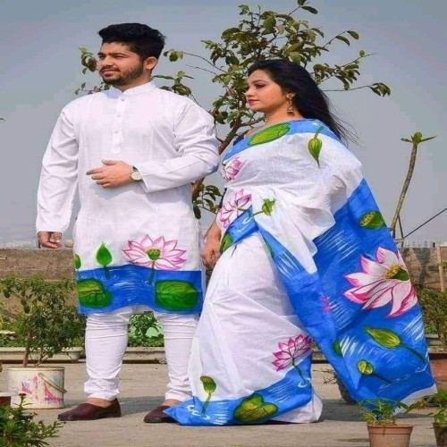Hand Print Couple Set-07 | Products | B Bazar | A Big Online Market Place and Reseller Platform in Bangladesh