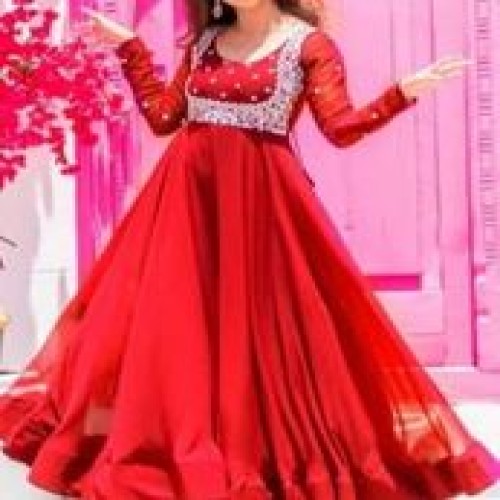 Georgette long gown with inner | Products | B Bazar | A Big Online Market Place and Reseller Platform in Bangladesh