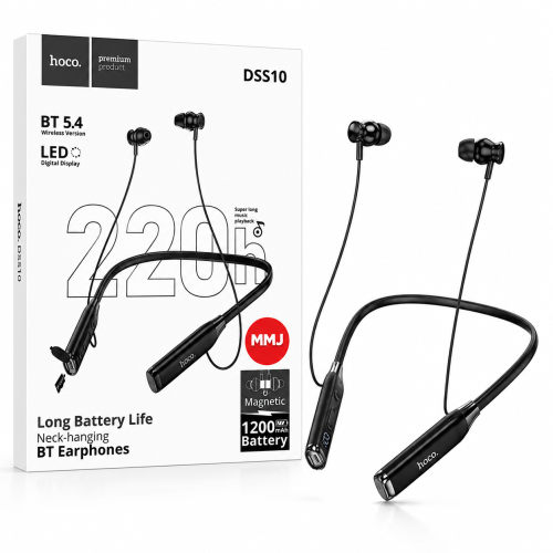 Hoco DSS10 BT 5.4 Wireless Neckband Earphone 1200mAh | Products | B Bazar | A Big Online Market Place and Reseller Platform in Bangladesh