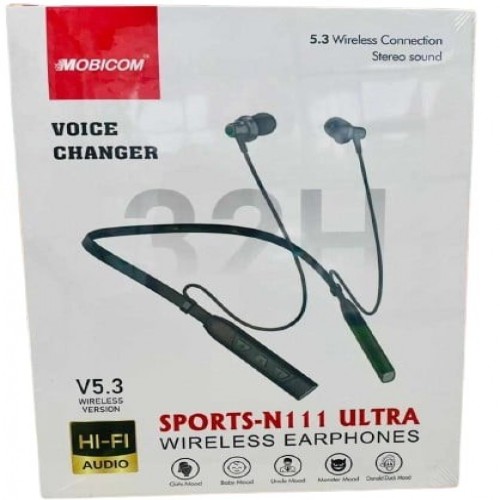 MOBICOM WIRELESS NECKBAND SPORTS-N111 ULTRA VOICE CHANGER | Products | B Bazar | A Big Online Market Place and Reseller Platform in Bangladesh