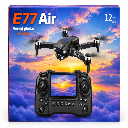E77 Air Drone with Built-in Screen Remote Controller – Foldable Aerial Photography Drone | Products | B Bazar | A Big Online Market Place and Reseller Platform in Bangladesh