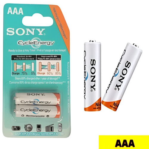 Sony Cycle Energy AA Rechargeable Batteries, 4600mAh Capacity And 1.2V 2pcs | Products | B Bazar | A Big Online Market Place and Reseller Platform in Bangladesh
