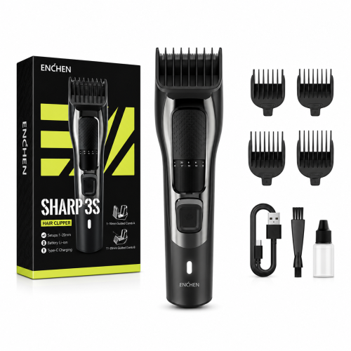ENCHEN SHARP 3S Professional Hair Clipper – Adjustable 1-20mm Precision Cutting | Products | B Bazar | A Big Online Market Place and Reseller Platform in Bangladesh