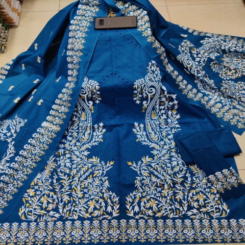 New Gujrati Screen Print Three piece-12 | Products | B Bazar | A Big Online Market Place and Reseller Platform in Bangladesh