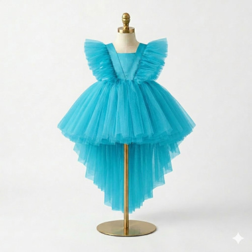 Baby Fluffy angel Dress Sky Blue | Products | B Bazar | A Big Online Market Place and Reseller Platform in Bangladesh