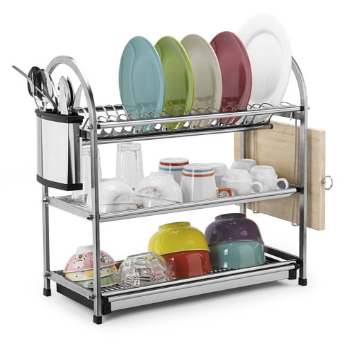 Niyama 3-layer, 16-plate stainless steel dish rack | Products | B Bazar | A Big Online Market Place and Reseller Platform in Bangladesh