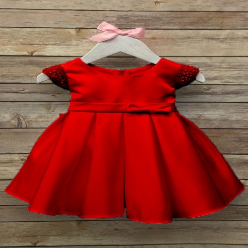 Baby Hand Work Dress Red | Products | B Bazar | A Big Online Market Place and Reseller Platform in Bangladesh