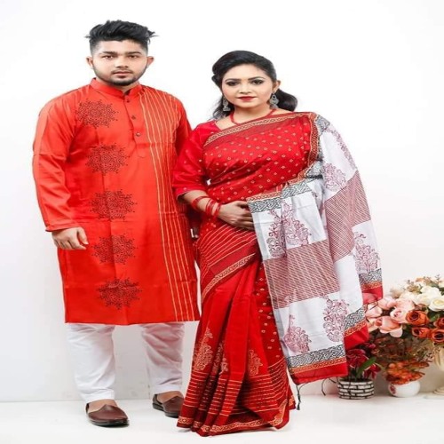 Block Print Couple Dress-10 | Products | B Bazar | A Big Online Market Place and Reseller Platform in Bangladesh