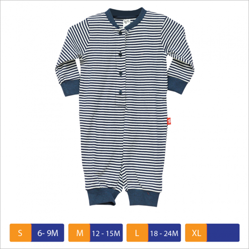 Baby Boys Rib Romper Navy Stripe | Products | B Bazar | A Big Online Market Place and Reseller Platform in Bangladesh
