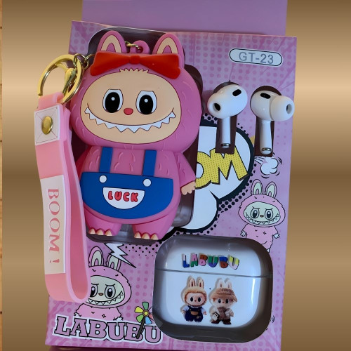 Labubu Wireless Earbuds With Cute Cartoon Toy GT-22 best price in bd | Products | B Bazar | A Big Online Market Place and Reseller Platform in Bangladesh