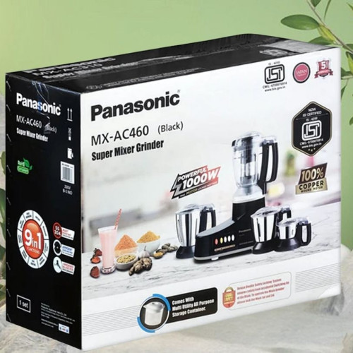Panasonic MX-AC460 Heavy Duty Super Mixer Grinder 1000 Watt best  price in bd | Products | B Bazar | A Big Online Market Place and Reseller Platform in Bangladesh