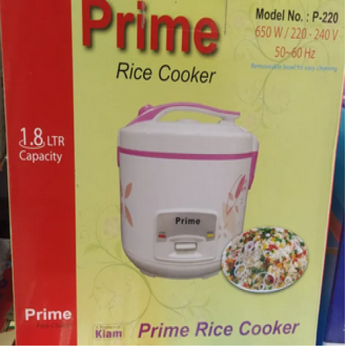 Prime Rice Cooker 1.8 liter | Products | B Bazar | A Big Online Market Place and Reseller Platform in Bangladesh