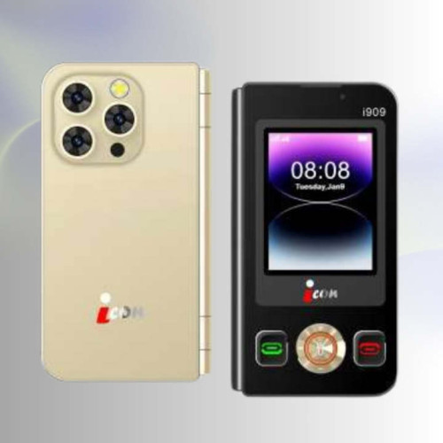 Icon i909 Dual Display Fold able Mobile | Products | B Bazar | A Big Online Market Place and Reseller Platform in Bangladesh