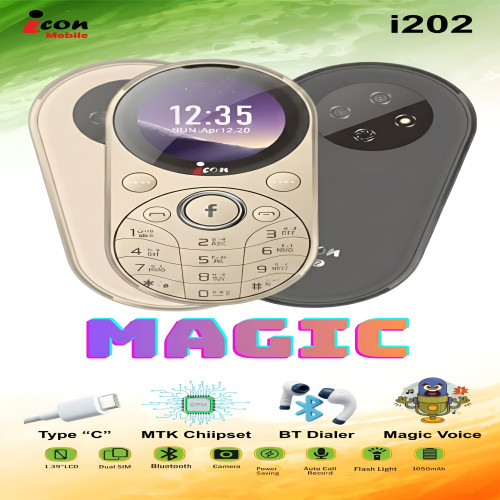 iCon Mobile i202, Compact Feature Phone | Products | B Bazar | A Big Online Market Place and Reseller Platform in Bangladesh