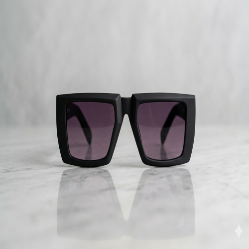Modern Matte Black Rectangular Sunglasses – Trendy Unisex Fashion Eyewear | Products | B Bazar | A Big Online Market Place and Reseller Platform in Bangladesh