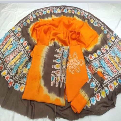 Exclusive Silk batik three piece01 | Products | B Bazar | A Big Online Market Place and Reseller Platform in Bangladesh