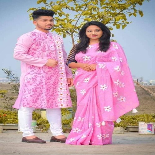 Block Print Couple Dress-57 | Products | B Bazar | A Big Online Market Place and Reseller Platform in Bangladesh
