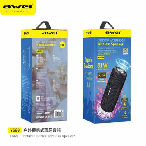 Awei Y669 31W Waterproof Portable Bluetooth Speaker | Products | B Bazar | A Big Online Market Place and Reseller Platform in Bangladesh