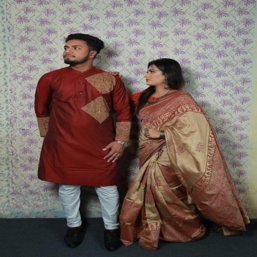 Block Print Couple Dress-37 | Products | B Bazar | A Big Online Market Place and Reseller Platform in Bangladesh