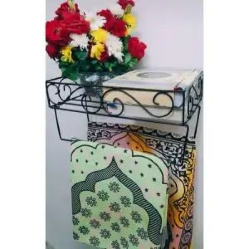 Wall Mounted Quran Sharif & Janamaz Storage Rack | Islamic Metal Organizer Shelf | Products | B Bazar | A Big Online Market Place and Reseller Platform in Bangladesh