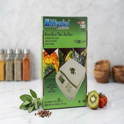 Miyako SF-550 High-Precision Digital Food Scale for Fish, Meat & Spices - 25kg | Products | B Bazar | A Big Online Market Place and Reseller Platform in Bangladesh