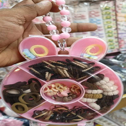 Mixed design  Kids rubber band hair clip bow tie hairpin ribbon bow tie Princess Hair Clip | Products | B Bazar | A Big Online Market Place and Reseller Platform in Bangladesh
