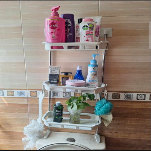 Shelf Above The Toilet Tank,Toilet Rack,Punch-free Multi-functional Storage Rack With Supporting Feet Bathroom Accessories | Products | B Bazar | A Big Online Market Place and Reseller Platform in Bangladesh