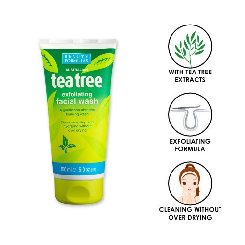 Tea Tree Exfoliating Facial Wash 150ml
