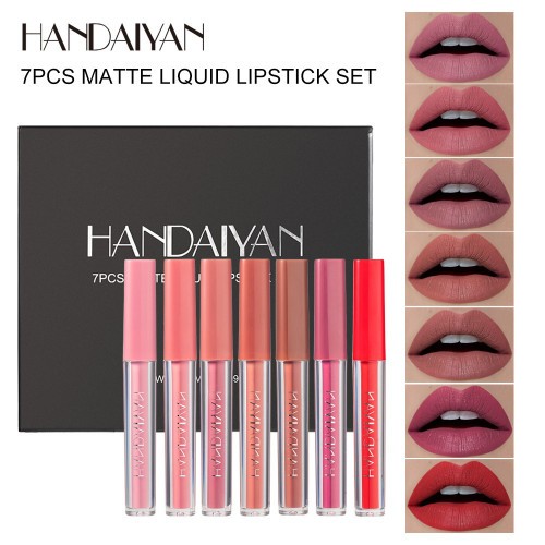 Handaiyan 7pcs Matte Liquid Lipstick Set