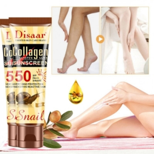 Disaar Collagen Snail Multi-effect Sunscreen Facial Body Whitening Skin Cream
