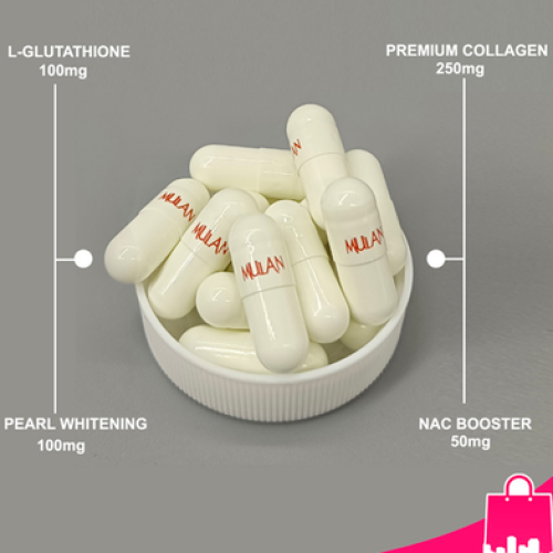 mulan glutathione - Japan Formula - 4in1 Pearl Whitening x30 +Premium Collagen+NAC 60 capsules 500mg MULAN GLUTATHIONE BRUTALLY AND HONEST