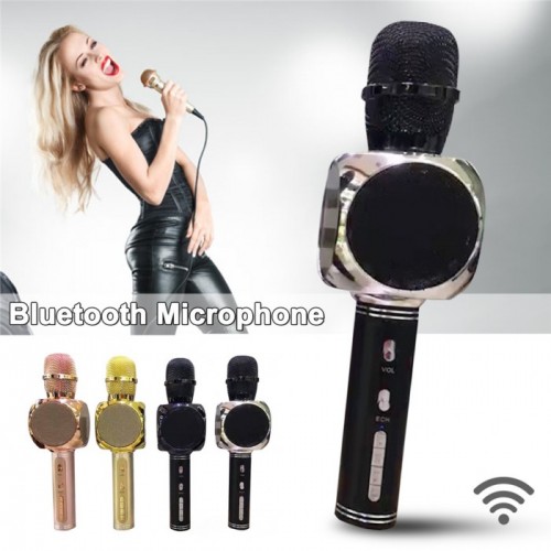 YS-69 wireless Bluetooth karaoke microphone USB KTV mobile player MIC speaker recording