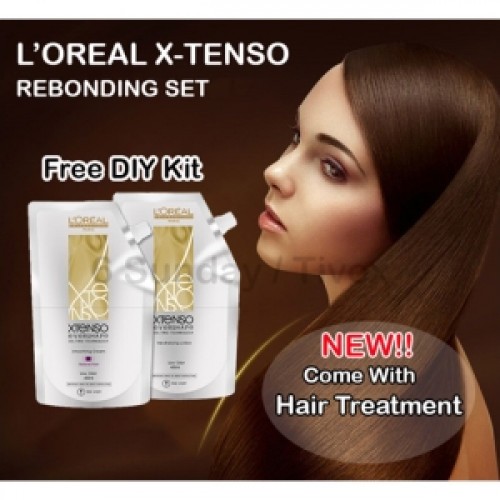 Loreal Xtenso Evershape Rebonding Set For Natural Hair 400ml